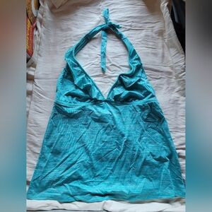 Turquoise Swim Halter Top